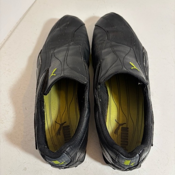 Vintage Puma Y2K men’s slip on black shoes in size 9.5 - Picture 4 of 9